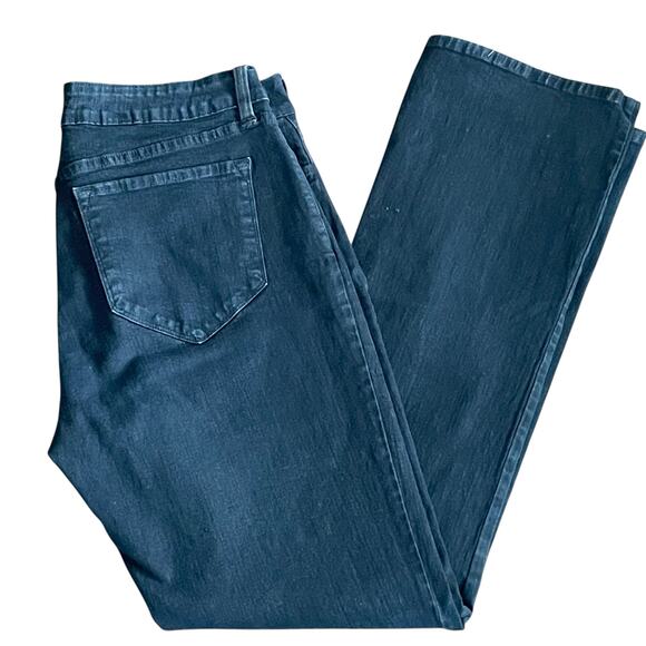 NYDJ Women's Denim Jeans Boot Cut Lift X Tuck Technology Dark Wash Size 12 - Picture 1 of 10